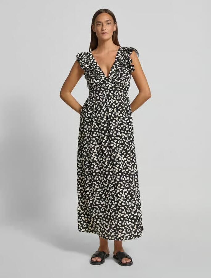 Vero Moda Licht uitlopend maxi-jurk van pure viscose model 'EASY JOY' - Foto 2