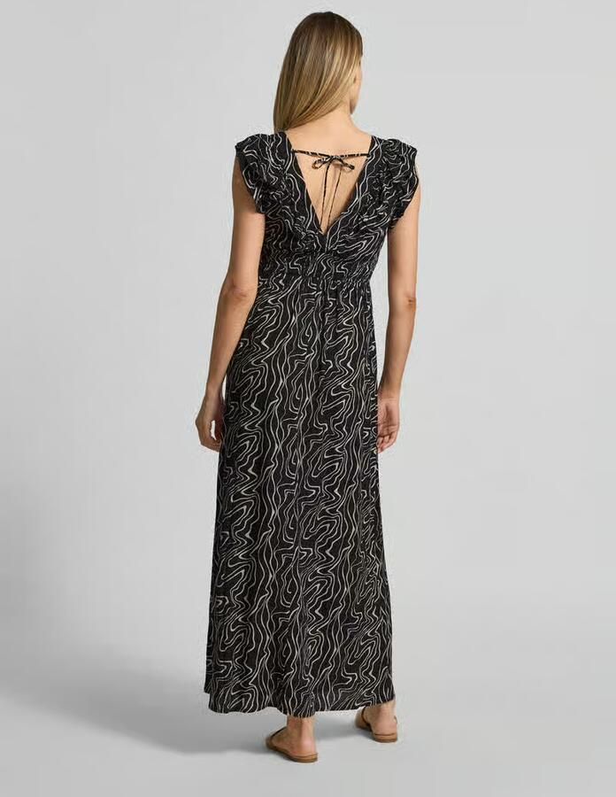 Vero Moda Licht uitlopend maxi-jurk van pure viscose model 'EASY JOY' - Foto 2