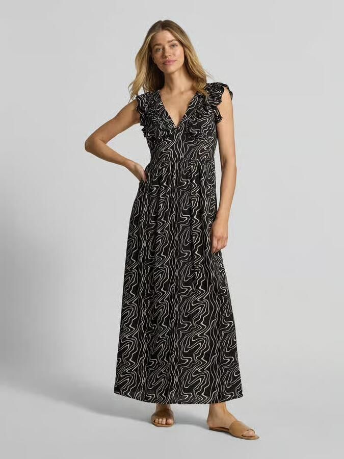 Vero Moda Licht uitlopend maxi-jurk van pure viscose model 'EASY JOY' - Foto 3