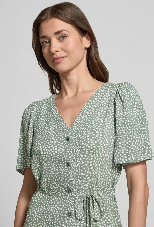 Vero Moda Licht uitlopend minijurkje van pure viscose model 'ALBA' - Foto 4