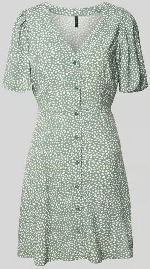 Vero Moda Licht uitlopend minijurkje van pure viscose model 'ALBA' - Foto 5