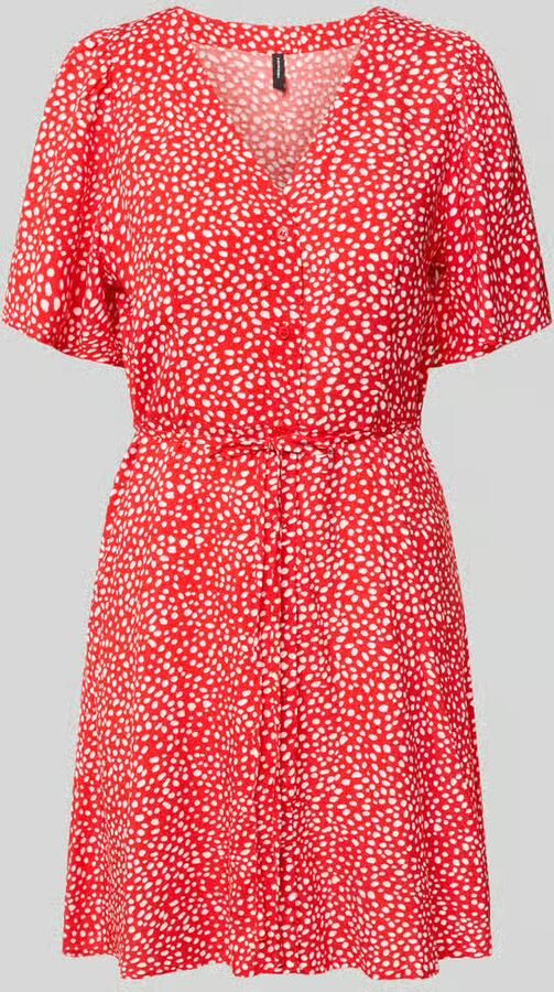 Vero Moda Licht uitlopend minijurkje van pure viscose model 'ALBA' - Foto 2