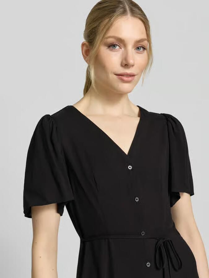 Vero Moda Licht uitlopend minijurkje van pure viscose model 'ALBA' - Foto 4