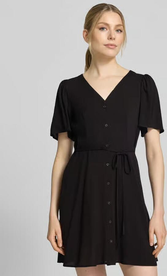 Vero Moda Licht uitlopend minijurkje van pure viscose model 'ALBA' - Foto 5