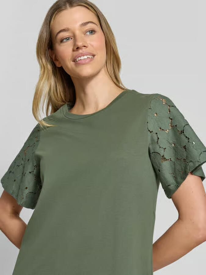 Vero Moda Licht uitlopend vrijetijdsjurk van puur katoen model 'VILLA'