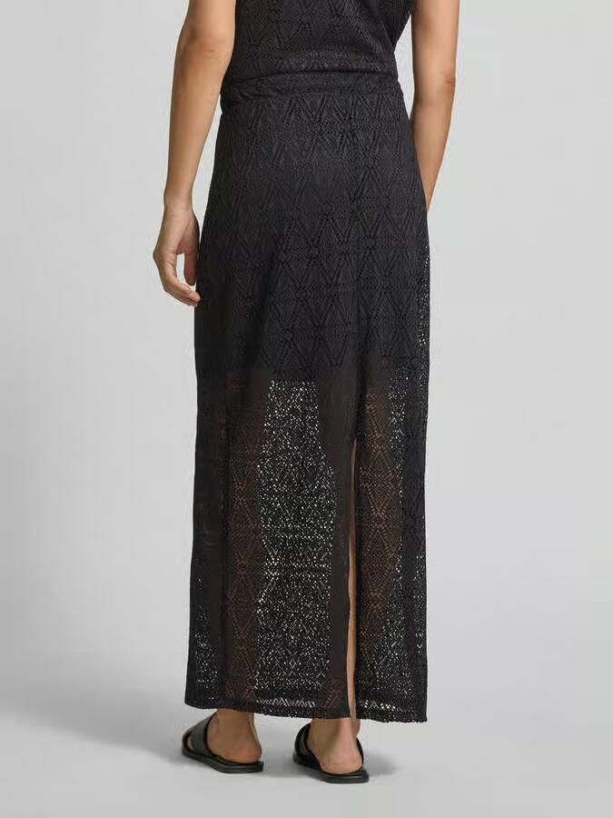 Vero Moda Licht uitlopende midi-rok van kant met elastische band model 'MAYA'