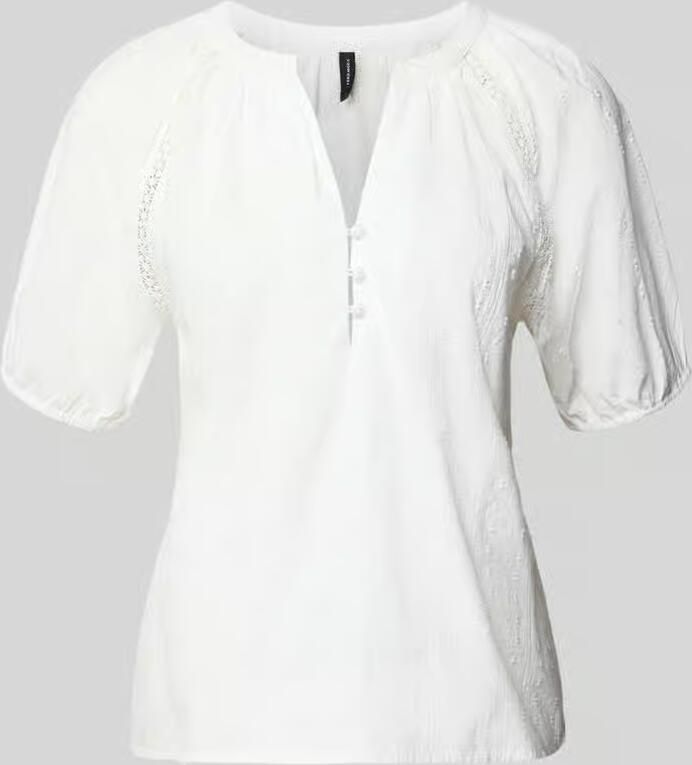 Vero Moda loose fit blouse van puur katoen model 'JUTTY' - Foto 3