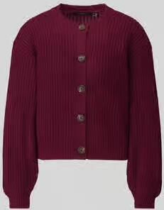 Vero Moda Loose fit gebreid jack met enkelrijige knoopsluiting model 'LEA' - Foto 3