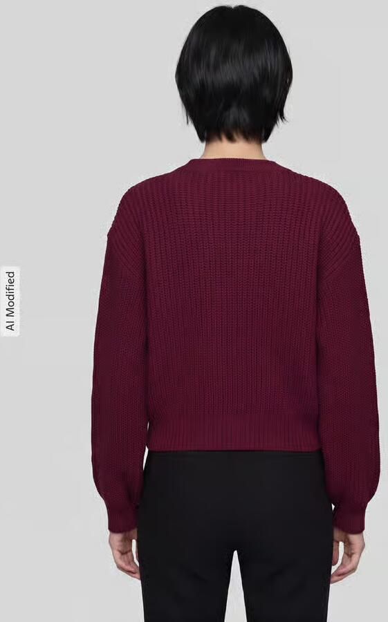 Vero Moda Loose fit gebreid jack met enkelrijige knoopsluiting model 'LEA' - Foto 5