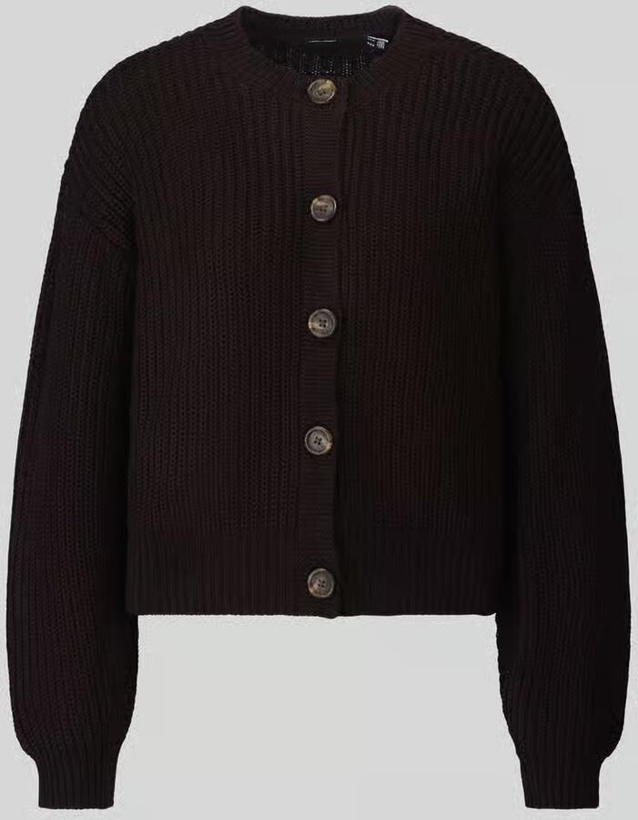 Vero Moda Loose fit gebreid jack met enkelrijige knoopsluiting model 'LEA' - Foto 3
