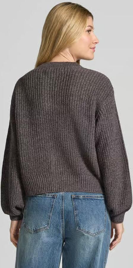 Vero Moda Loose fit gebreid jack met enkelrijige knoopsluiting model 'LEA' - Foto 5