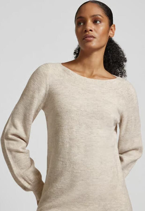 Vero Moda Loose fit gebreide jurk met boothals model 'LEFILE' - Foto 2