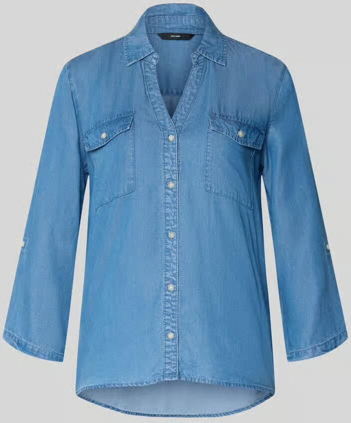 Vero Moda Overhemdblouse VMBREE 7 8 SLEEVE LOOSE TENCEL SHIRT GA - Foto 2