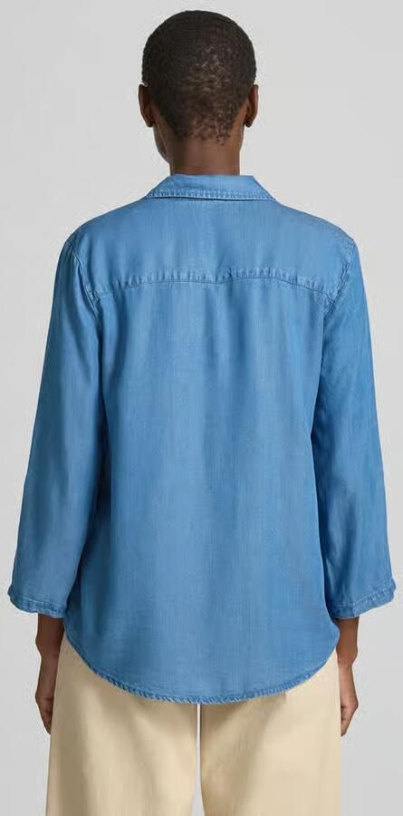 Vero Moda Overhemdblouse VMBREE 7 8 SLEEVE LOOSE TENCEL SHIRT GA - Foto 3