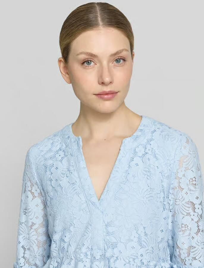 Vero Moda loose fit kanten jurk van katoenmix model 'HONEY'