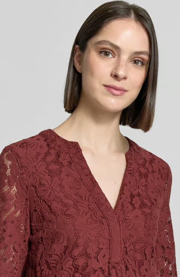 Vero Moda loose fit kanten jurk van katoenmix model 'HONEY' - Foto 3