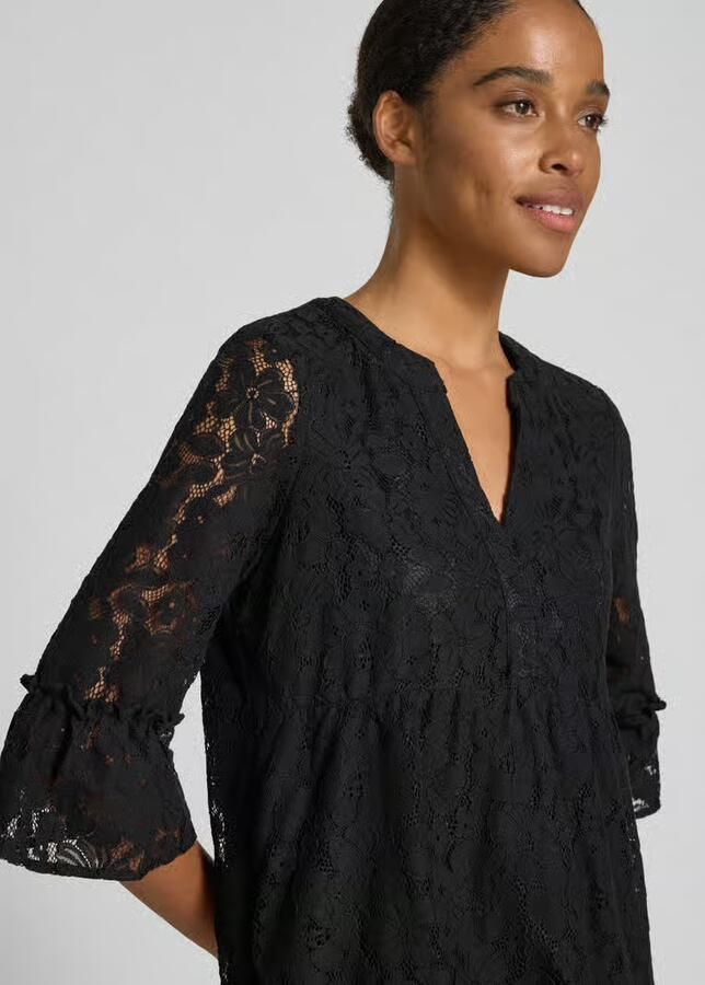 Vero Moda loose fit kanten jurk van katoenmix model 'HONEY'