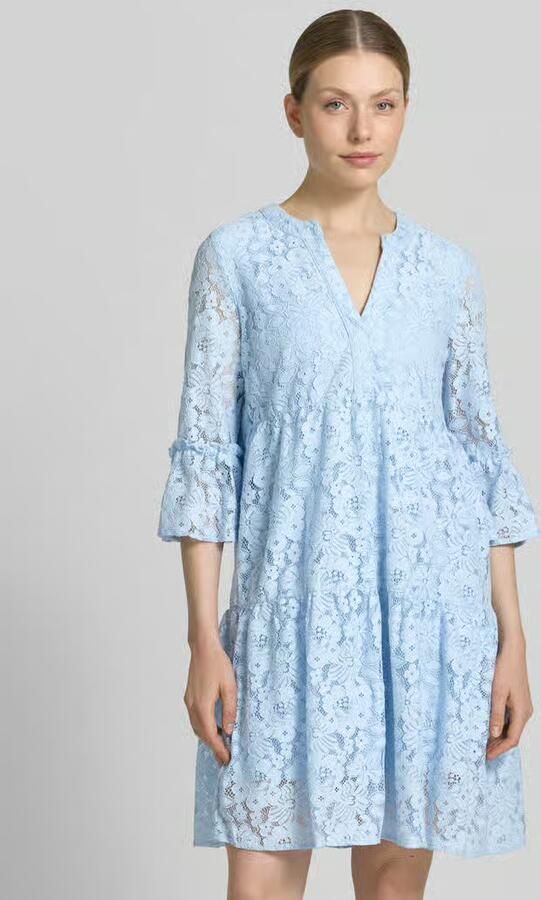 Vero Moda loose fit kanten jurk van katoenmix model 'HONEY' - Foto 4