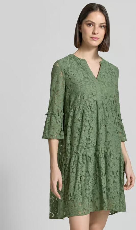 Vero Moda loose fit kanten jurk van katoenmix model 'HONEY' - Foto 7