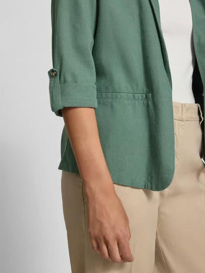 Vero Moda Loose fit korte blazer van mix van viscose en linnen model 'JESMILO'