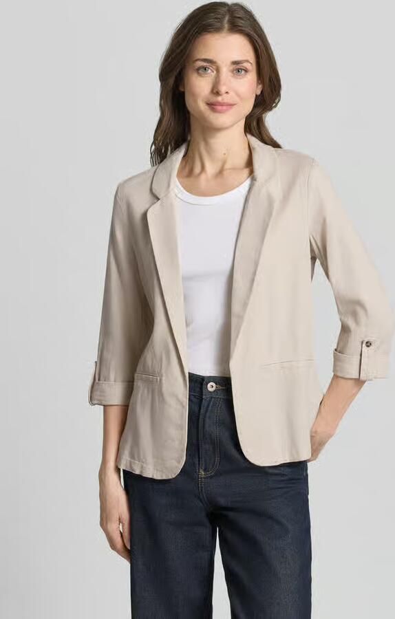 Vero Moda Blazer van een mix van viscose en linnen met 3 4-mouwen model 'JESMILO' - Foto 9