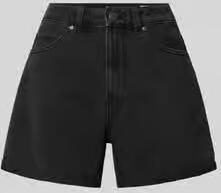 VERO MODA high waist loose fit denim short VMZURI black denim - Foto 6