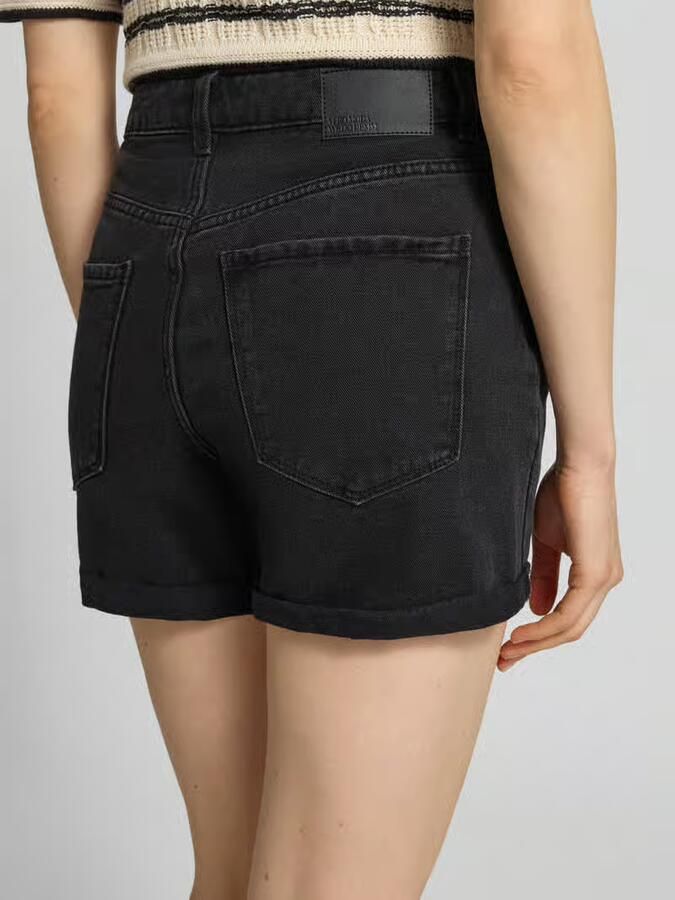 VERO MODA high waist loose fit denim short VMZURI black denim - Foto 4