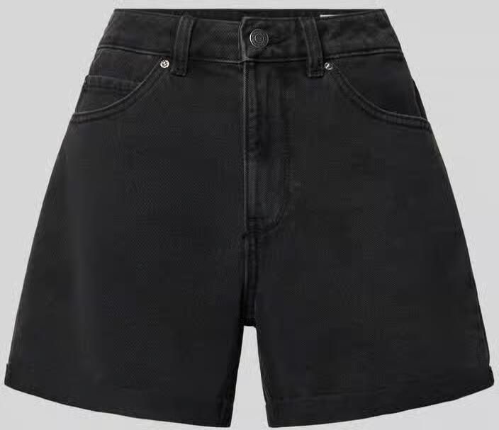 VERO MODA high waist loose fit denim short VMZURI black denim - Foto 6