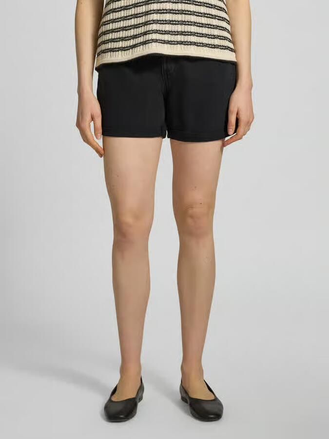 VERO MODA high waist loose fit denim short VMZURI black denim - Foto 4