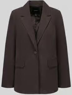 Vero Moda Loose fit lange blazer met stijgende reverskraag model 'NORA'