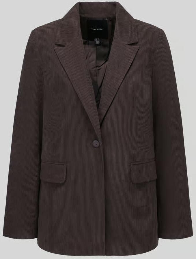 Vero Moda Loose fit lange blazer met stijgende reverskraag model 'NORA' - Foto 2
