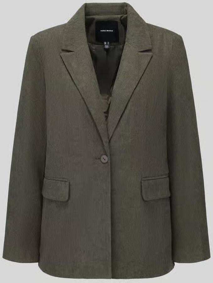 Vero Moda Loose fit lange blazer met stijgende reverskraag model 'NORA' - Foto 2