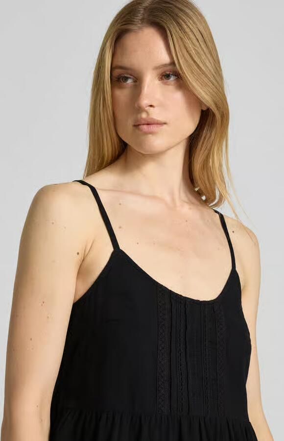 Vero Moda Loose fit mini-jurk met verstelbare spaghettibandjes model 'PRETTY'