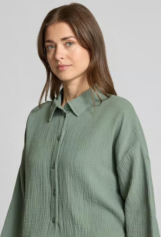 Vero Moda loose fit overhemdblouse van puur katoen model 'NATALI'