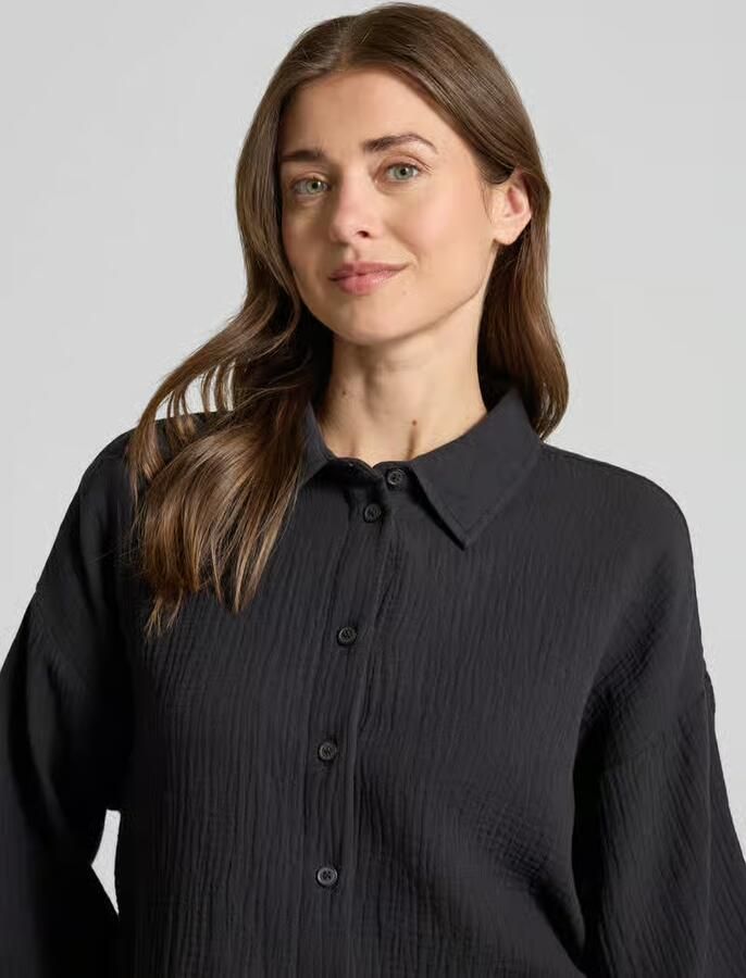 Vero Moda loose fit overhemdblouse van puur katoen model 'NATALI' - Foto 2