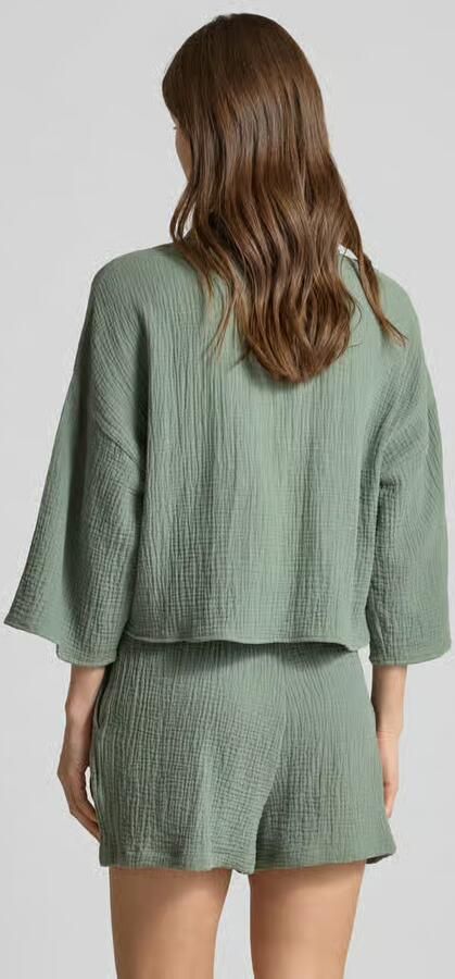 Vero Moda Loose fit overhemdblouse van puur katoen model 'NATALI' - Foto 3