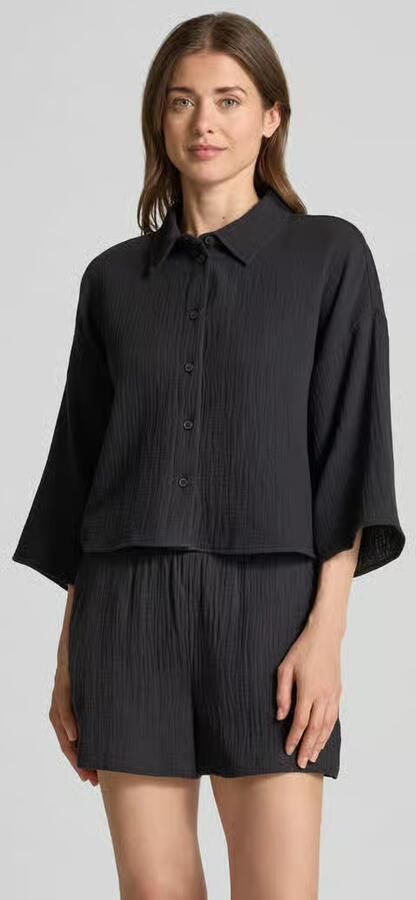 Vero Moda loose fit overhemdblouse van puur katoen model 'NATALI' - Foto 8