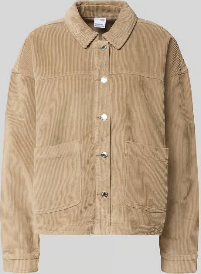Vero Moda Loose fit overhemdjack van puur katoen model 'JAMIE'