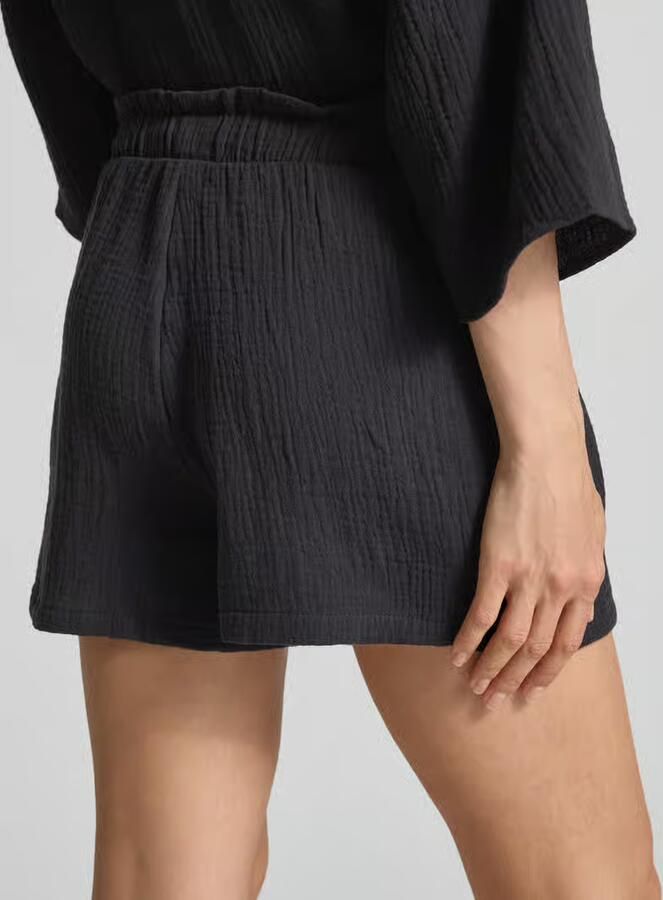 Vero Moda Loose fit korte broek van katoen model 'NATALI' - Foto 2