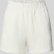 Vero Moda Korte high waist broek met structuurmotief model 'NATALI' - Foto 8