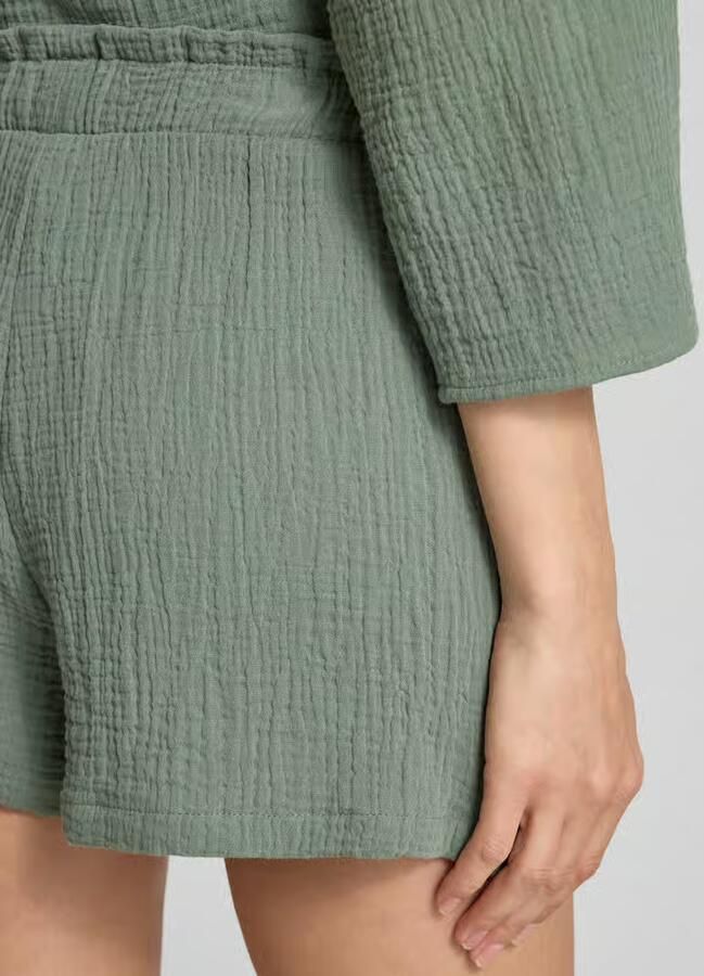Vero Moda Loose fit korte broek van katoen model 'NATALI' - Foto 2