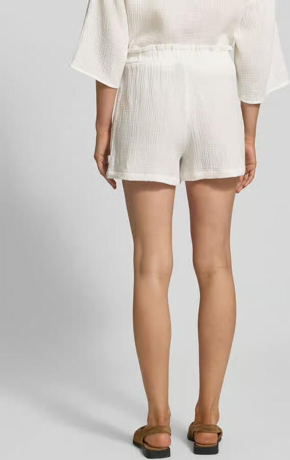 Vero Moda Korte high waist broek met structuurmotief model 'NATALI' - Foto 10