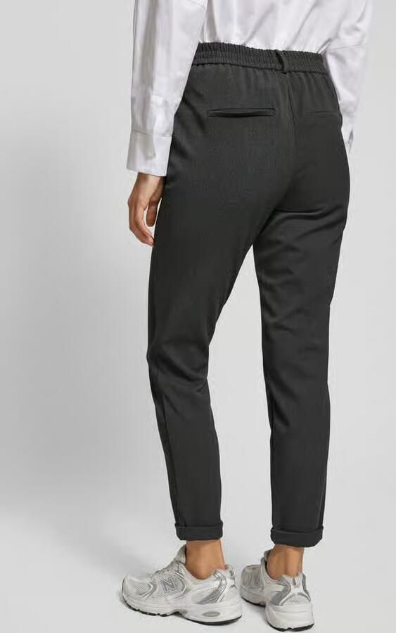Vero Moda Loose fit stoffen broek met gestileerde opening model 'MAYA' - Foto 8