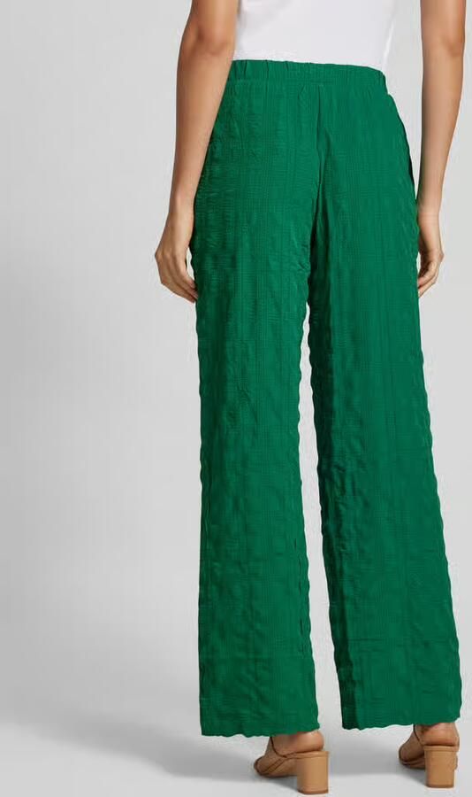 Vero Moda Loose fit stoffen broek met structuurmotief model 'NOELLA - Foto 3