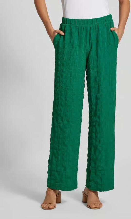 Vero Moda Loose fit stoffen broek met structuurmotief model 'NOELLA - Foto 2