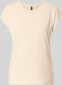 Vero Moda Shirt met ronde hals VMLAVA PLAIN SS TOP LUREX STRIPE - Foto 9