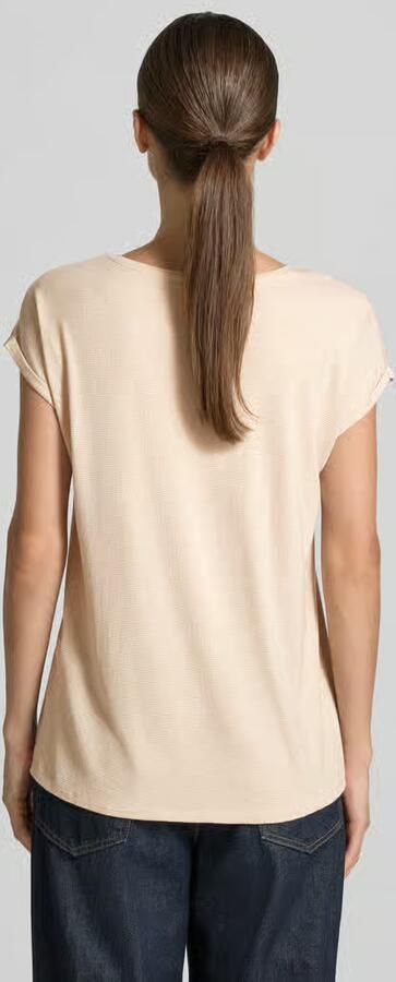 Vero Moda Shirt met ronde hals VMLAVA PLAIN SS TOP LUREX STRIPE - Foto 10
