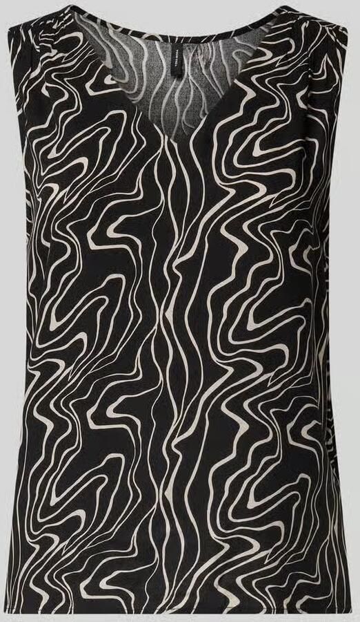 Vero Moda loose fit top van zuivere viscose model 'EASY JOY' - Foto 4