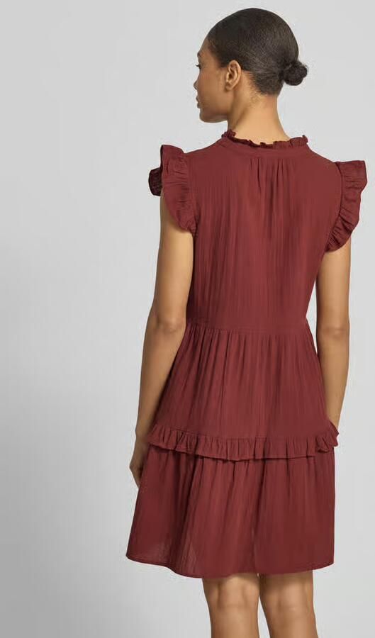 Vero Moda Losvallende vrijetijdsjurk van puur katoen model 'Dichte' - Foto 4