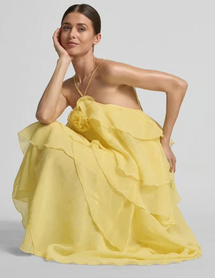 Vero Moda Maxi-jurk met 3d-ruchedetails model 'DELILAH'